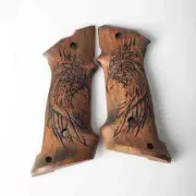 Colt 1911 Grips Full Size Government & Clones Turkish Walnut Wood Target Grips