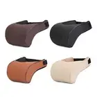 Car Neck Pillows PU Leather Head Rest Travel Pillow Slow Rebound Neck Ergonomic