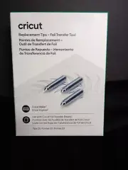 Cricut Foil Transfer Replacement Tips 3 PC Set Maker Explore ~NIB~