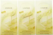 Lindt White Chocolate Truffle Bar 3.5 ounce (100g) ~ Lot of 3