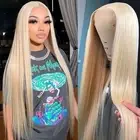 613 Lace Front Wig Human Hair 13×4 Blonde Lace Front Wigs Human Hair 180% Den...