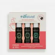 Therawell - Essential Oils - 3 Pack Roll On - Cold & Flu NEW