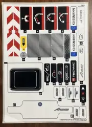 NEW LEGO 42043 STICKER SHEET - Technic - LEGO 42043 Mercedes-Benz Arocs 3245