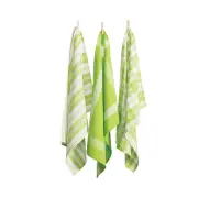 Rans Madrid Stripe & Check Tea Towel 3 Pack