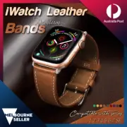 Genuine Leather Strap iWatch Band for Apple Watch Series 8 7 6 5 4 3 SE 40mm 44
