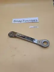 Craftsman Vintage NEW, 5/8in-11/16in. Ratcheting Offset Box End Wrench,USA