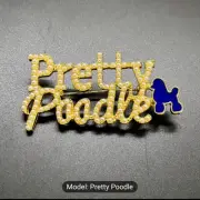 Sigma Gamma Rho Poodle Brooch Pin