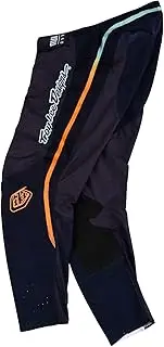 [Troy Lee Designs] SE Pro Motorcycle/Dirt Bike Pants for Men, Multiple Sizes/Colors, Durable, Ventilated and Flexible, Pinned Phantom/Aqua, 28, SKU 201505031