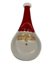 Home Essentials Kitchen Spoon Rest Santa Christmas Holiday 'Tis The Season NEW