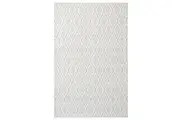 Modern Handwoven Wool Rug-Luxury 6408-Ivory Silver