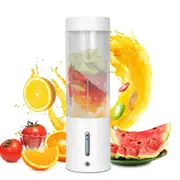 GGP White Portable Juicer Magnetic Charging Fresh Juice Blender, Multifunctional Ice Crushing Fruit Mixer