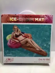 Ice Cream Mat Pool Float by Bestway ~ 74" X 51" ~ NEW SEALED
