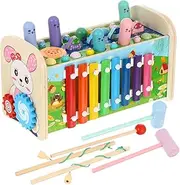 HONMEET 1Set Multi Functional Musical Instruments Early Learning Pounding for Educational Hammer for Boys for Preschool Activities