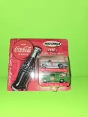 NEW Matchbox 2001 / 1950’s Coke Collection Chevy BEL AIR Convertible & Panel van