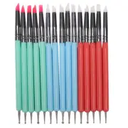 5pcs/Set 2 Way Pottery Clay Ball Tools DIY Sculpting Polymer Modelling CraftS^QU