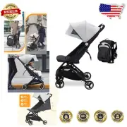 Lightweight Umbrella Stroller - One-Hand Fold for Travel & Compact Storage