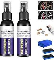 Sofenthiss Multipurpose Rust Remover Spray, Multipurpose Rust Remover Spray for Metal, Car Rust Removal Spray Metal Paint Cleaner Spray Remover Cleaning