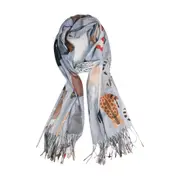 Urban Sassy Cat Scarf Stylish Womens/Ladies Fashion Soft Neck Wrap/Cover Grey