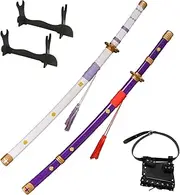 103cm Roronoa Zoro 2 Piece Yama Enma Set with 2 Single Layers Display Stand and Two Hole Belt,for Cosplay,Collection,Display,Performance