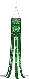 Halloween Garden Happy St. Patrick's Day Windsock Lights Halloween Lighted Windsock for Patio Yard Pathway Party Decor