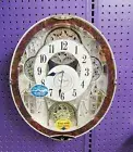 RHYTHM MUSICAL WALL CLOCK -"GALA III"- BY RHYTHM-30 MELODIES 4MH447WU23