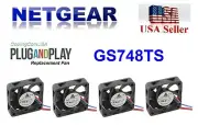 4x Replacement Fans for Netgear GS748TS fans