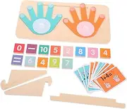 Kisangel Educational Learning Toys for Boys and Girls 1 Set Math Manipulatives Toys Counting Blocks Number Tracing Board for Toddlers