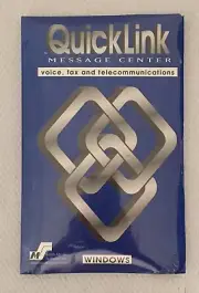 New & Sealed QuickLink Message Center, Voice~Fax~Telecommunications, 2 Disc Set