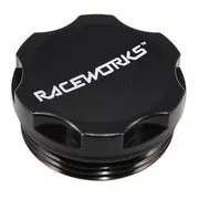 Raceworks AN-20 Male ORB Slimline Plug (Tool-Less) - RWF-459-20BK