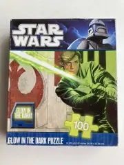 Star Wars Luke Skywalker 100 Piece Glow in the Dark Puzzle