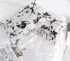 Silk Pillowcase Hair Treat 19momme For Skin Sleeping Marbling Print Home Textile