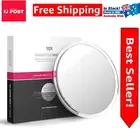 Clear Round Portable Makeup Mirror - 10X Magnification with Strong Suction Cups