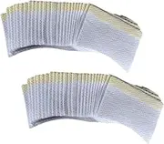 Baluue Skin-friendly Lash Extension Eye Pads 40pcs Reusable Silicone Pads for Removal and Lash Perming