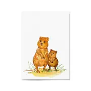 Australian Quokka Painting Animal Nursery Wall Art #2