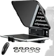 Destview T3 Teleprompter, Smartphone Tablet Teleprompter with APP & Remote Control, for Camera Video Recording, APP Control