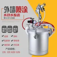 在飛比找樂天市場購物網優惠-【耐用省漆】2L5L10L15L升水包水多彩漆噴槍油漆噴漆槍