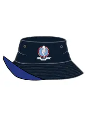 Navy/Royal Reversible Bucket Hat Djida With Emb