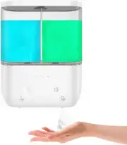 Automatic Hand&Dish Soap Dispenser Wall Mounted White - Liquid&foam