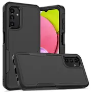 ZUSLAB Galaxy A14 5G Rugged Defender Protective Heavy Duty Shockproof Dustproof Cover for Samsung (2023) - Black