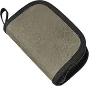 Fishing Lure Bags, Fly Lure Storage Case, Compact Tackle Binder, Olive Green, Portable Gear Wallet Organizer, Water Resistant Design, for Freshwater and Saltwater Trips