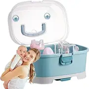Baby Bottle Storage Organizer, Baby Bottle Storage Organizer | Removable Portable Dust Proof Bottle Rack - Large Capacity Nursery Bowls For Storage
