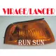 ●○RUN SUN 車燈,車材○● 全新 三菱 MITSUBISHI 1997 1998 VIRAGE / LANCER 日規黃角燈 TYC製