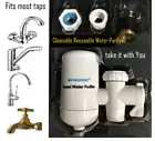 Universal Tap Cleanable Water Filter 2 X (TWO) Ceramic 2 Stage Water Purifier's