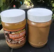 Trader Joe's Creamy Salted Peanut Butter 16 Oz Unblanched 2 Jars