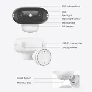 Reolink 4K Dual Lens Argus 4 Pro + Solar Security Camera