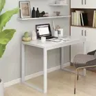 vidaXL Computer Desk White 110x60x73 cm Engineered Wood HEE