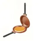 with Long Handle Flip Frying Pan Non-stick Muffin Pan Breakfast