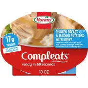 HORMEL COMPLEATS Chicken Breast with Gravy & Mashed Potatoes, Shelf-Stable