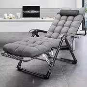 Portable Folding Zero Gravity Chair Reclining Chair with Detachable Cushion and Headrest, Chaise Lounge Chair for Outdoor/Indoor FANDIAO