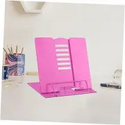Small Desk Book Stand Metal Reading Rest Book Holder Adjustable Cookbook